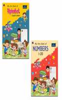 My First Writing Books For Kids - Set of 2 Books - Capital Letters , Numbers 1-20
