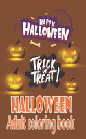 Halloween Adult Coloring Book