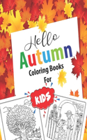 Hello Autumn coloring books for kids