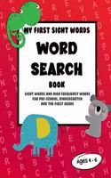 My first sight words word search book