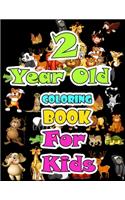 2 year old Animals Coloring Book for kids