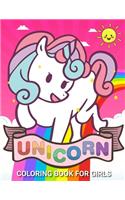 Unicorn Coloring Books for Girls: Cute Pink Unicorn Coloring Books For Girls 4-8 for Girls, Children, Toddlers, Kids