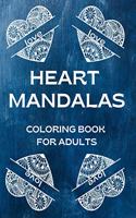 Heart Mandalas Coloring Book For Adults