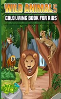 Wild Animals Colouring Book for Kids