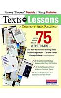 Texts and Lessons for Content-Area Reading