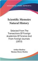 Scientific Memoirs Natural History