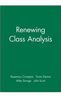 Renewing Class Analysis