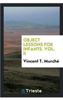 Object Lessons for Infants