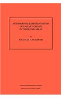 Automorphic Representation of Unitary Groups in Three Variables