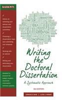 Writing the Doctoral Dissertation