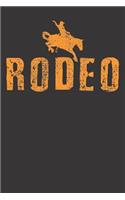 Notebook: Rodeo Horse Rider Western Country Vintage Gift
