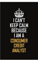 I Can't Keep Calm Because I Am A Consumer Credit Analyst