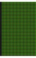 Krisp Lined Journal Notebook for Writing - 180 Classic Cream A5 Blank Pages: (1 Green Dot Pattern Design for Women, Men and Kids.)