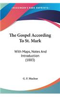 Gospel According To St. Mark