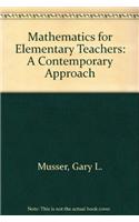 Mathematics for Elementary Teachers