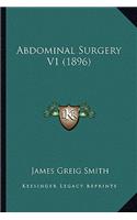 Abdominal Surgery V1 (1896)