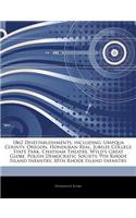 Articles on 1862 Disestablishments, Including