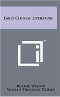 Early Chinese Literature