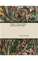 8 Lieder - A Score for Voice and Piano Op.52 (1805)