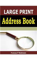 Large Print Address Book
