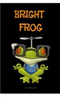 Bright Frog Composition Notebook: College Ruled Notebook - Lined Journal -School supplies Book Notes- back to school Gift Kids -
