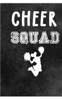 Cheer Squad Cheerleading Composition notebook: Cheerleading Lined Notebook / Journal Gift For a cheerleaders 120 Pages, 6x9, Soft Cover. Matte
