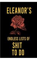 Eleanor's Endless Lists of Shit to do