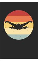 Schwimmen Schwimmer Notizbuch