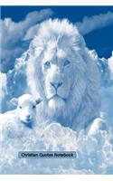 Christian Quotes Notebook