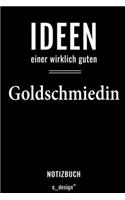 Notizbuch für Goldschmiede / Goldschmied / Goldschmiedin
