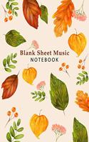 Blank Sheet Music Notebook