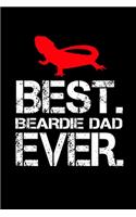 Best. Beardie Dad. Ever: 110 Game Sheets - SeaBattle Sea Battle Blank Games - Soft Cover Book for Kids for Traveling & Summer Vacations - Mini Game - Clever Kids - 110 Lined