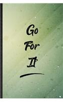 Go For It