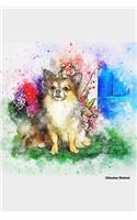 Chihuahua Notebook: Exquisite Hand Painted Watercolor Dog Journal