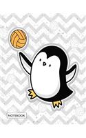 Notebook: Cute panguin cover and Dot Graph Line Sketch pages, Extra large (8.5 x 11) inches, 110 pages, White paper, Sketch, Draw and Paint(1 Cute Panguin Notebook)