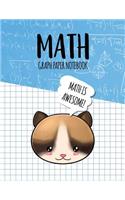 Math Graph Paper Notebook