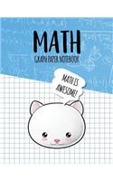 Math Graph Paper Notebook