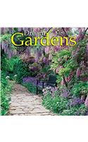 Dream Gardens 2018 Wall Calendar