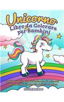 Unicorno libro da colorare per bambini