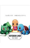 Pokemons Notebook: Lined Notebook / Journal / Diary: 3