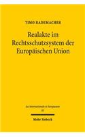 Realakte im Rechtsschutzsystem der Europaischen Union