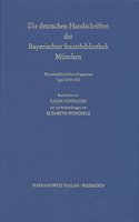 Catalogus Codicum Manu Scriptorum Bibliothecae Monacensis. (Handschriftenkatalog Der Bayerischen Staatsbibliothek Munchen) / Die Deutschen Pergament-Handschriften: Die Mittelalterlichen Fragmente Cgm 5249-5250