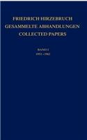 Gesammelte Abhandlungen - Collected Papers I