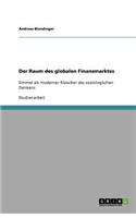 Der Raum des globalen Finanzmarktes