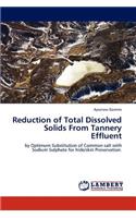 Reduction of Total Dissolved Solids From Tannery Effluent