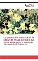 poesía en Navarra en la segunda mitad del siglo XX