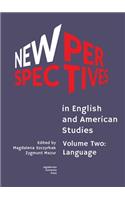 New Perspectives in English and American Studies