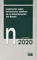 Legislacion sobre funcionarios publicos de la Administracion del Estado. Normativa 2020