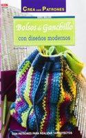 Bolsos de ganchillo con disenos modernos: Con patrones para realizar 14 proyectos