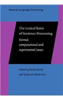 Lexical Basis of Sentence Processing